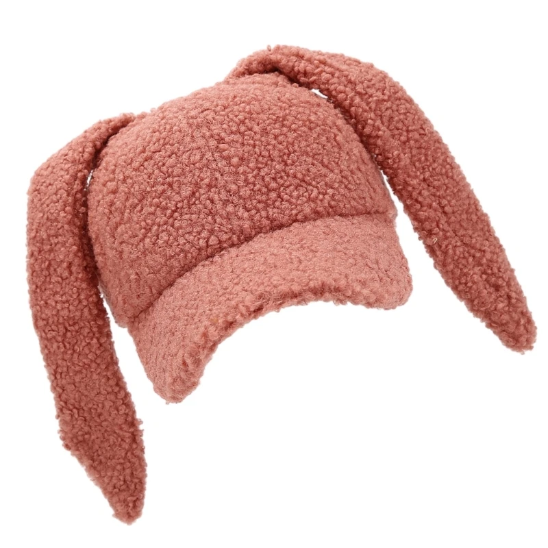 Thick Baseball Hat for Halloween Cosplay Sports Hat with Ear Hat 2000s Cosplay Hat Rabbits Baseball Caps 2000s