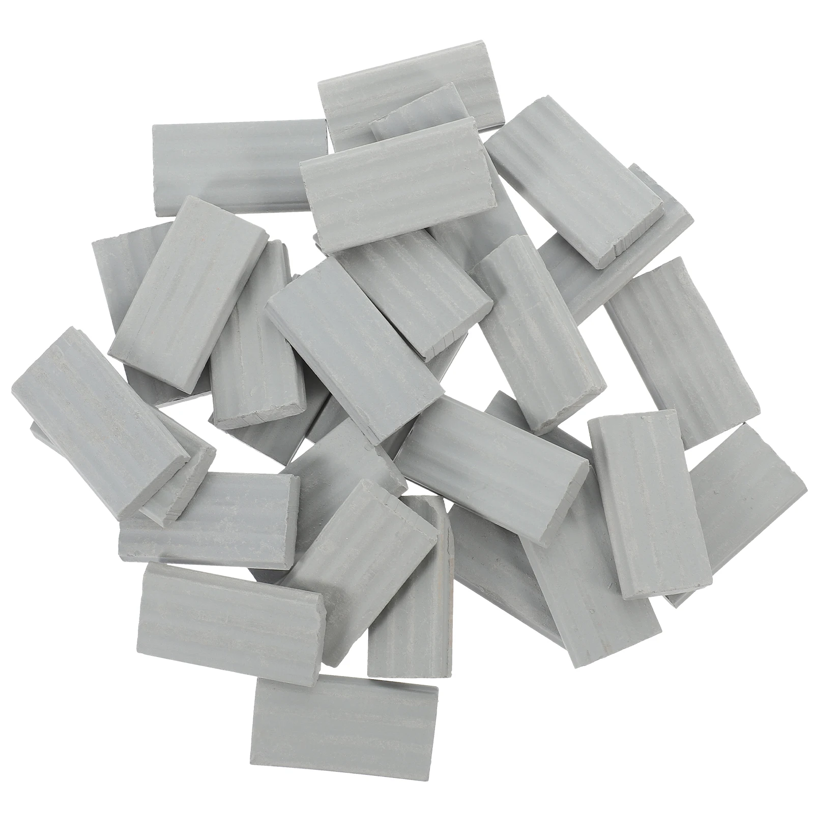 50 Stück Simulationsziegel-Mini-Blöcke, vielseitige Verwendung für Sandtisch und verschiedene Bastelarbeiten, Mini-Steine, Miniaturmodelle