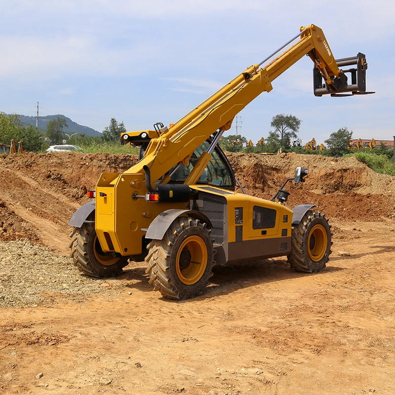 Compact Telehandler Forklift 1.5 Ton 2 Ton 3 Ton Diesel 4WD Boom Handler Telescopic Machine Price For Sale