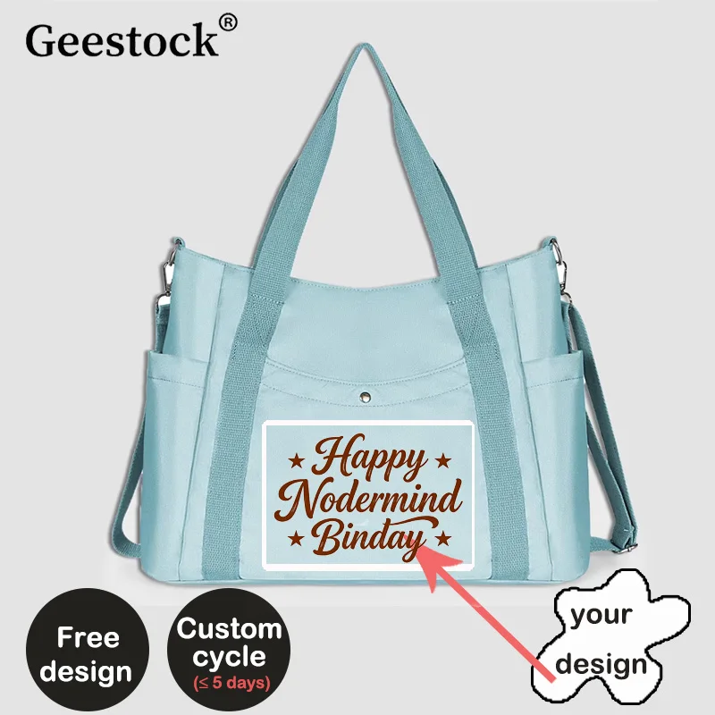 

Geestock Custom Tote Bag for Women Lightweight Travel Bags Large Everyday Crossbody Shoulder Handbag for Travel,Work,Shopping