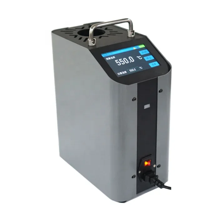 300-1200 Degree Touch Screen Dry Block Temperature Calibrator Dry Well Type Calibration Furnace