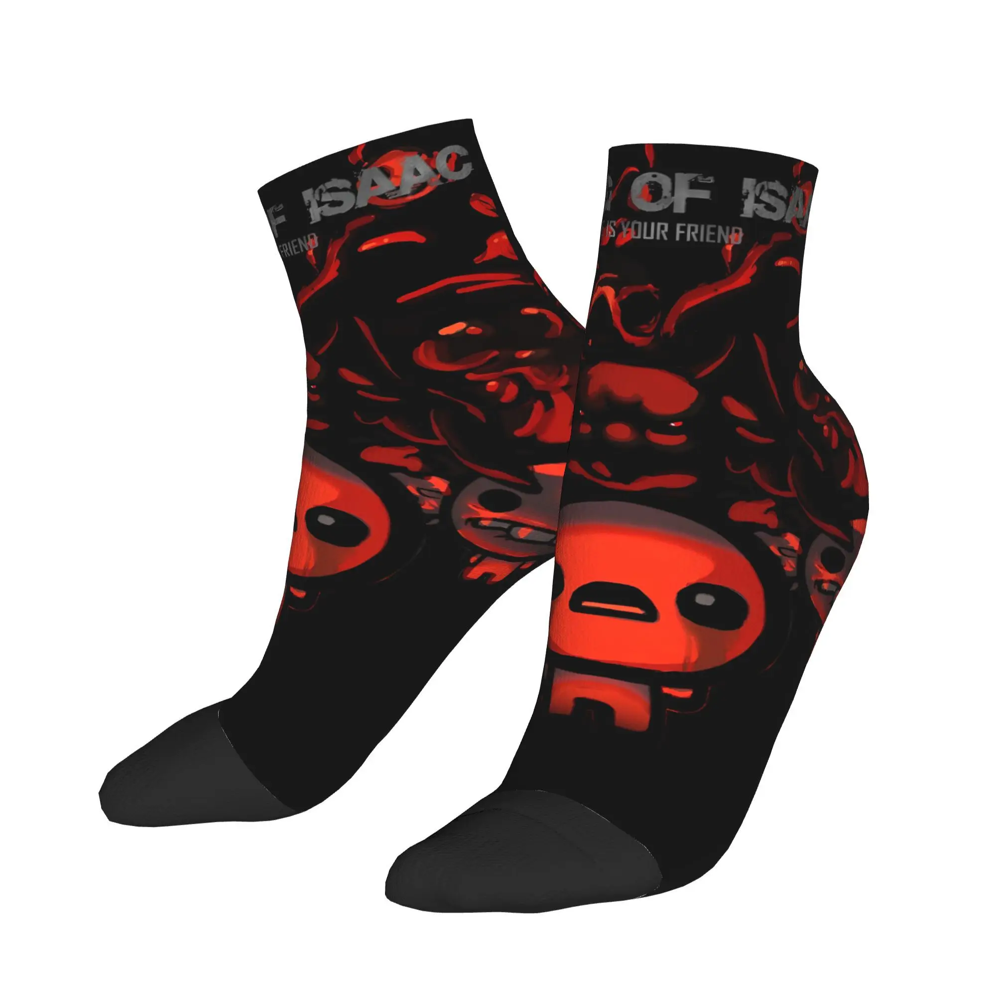 

The Binding Of Isaac Ankle Socks Game Graphic Funny Casual Socks Summer Anti Sweat Skateboard Breathable Sock For Men