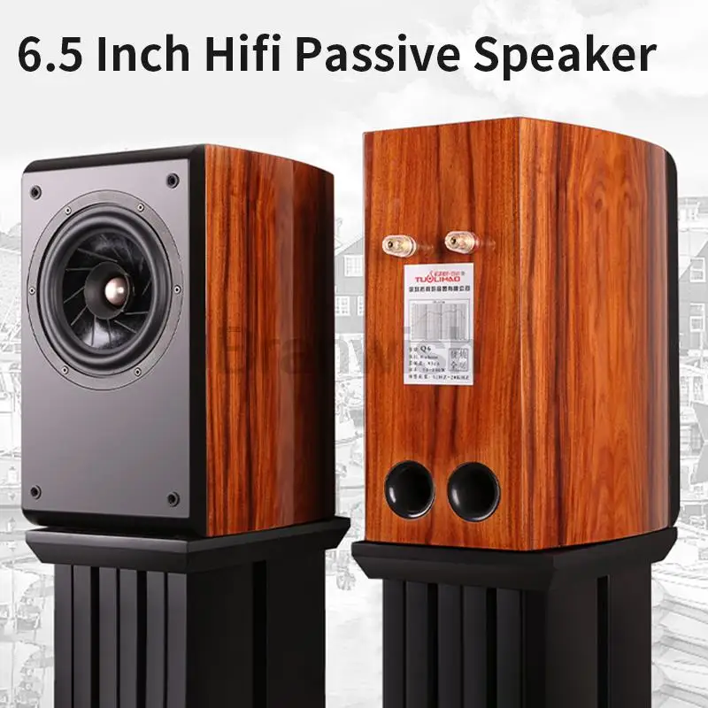 

6.5 Inch Q6 Bookshelf Surround 2.0 Passive Speaker Hifi High Fidelity Fever Home Theater Speaker Sound Box Home Speakers 200W