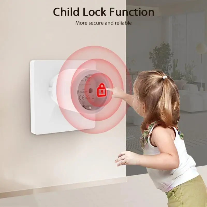 D0AB 16A WiFi Plug With Timing Function Energy Monitoring Intelligent Plug Matter Wifi Socket Support Voice Control Switch
