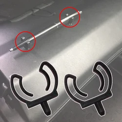 2Pcs New Glove Box Organizer Lock Pencil Tray Clips Rivet For VW Tiguan 5N AD 2007 2008 2009 2010 2011 2012- 2024 Black