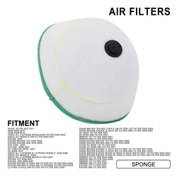 Motorcycle Dual Foam Layer Sponge Air Cleaner Filter For KTM SX XC EXC SX-F XC-W LC-4 SMR 85 105 125 200 250 300 400 450 520 525