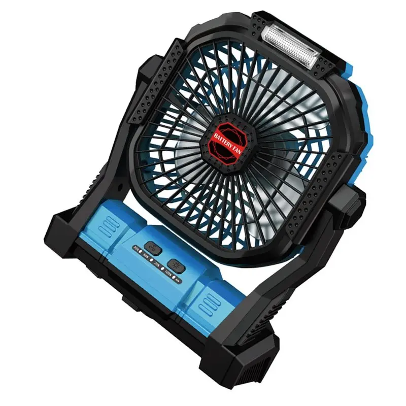 [NEW!A38F】 Camping Fan Rechargeable With 4 Wind Speed Settings Hanging Ceiling Fan With Integrated Lighting Multifunctional