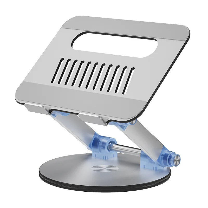 Adjustable Knob Rotatable Laptop Stand Aluminum Alloy Folding Height Increasing Lifting Rotating Stand Rotating Type
