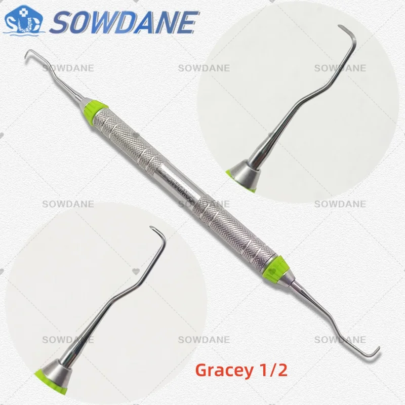 High Quality Dental Gracey Curettes Periodontal Scaler Stainless Steel Periodontal Bone Curettes Perio Dental Instrument view 6