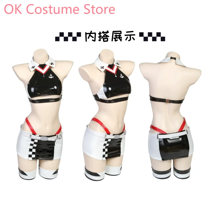 Azur Lane-Costume de Cosplay de Course, Uniforme de ix, Vêtements