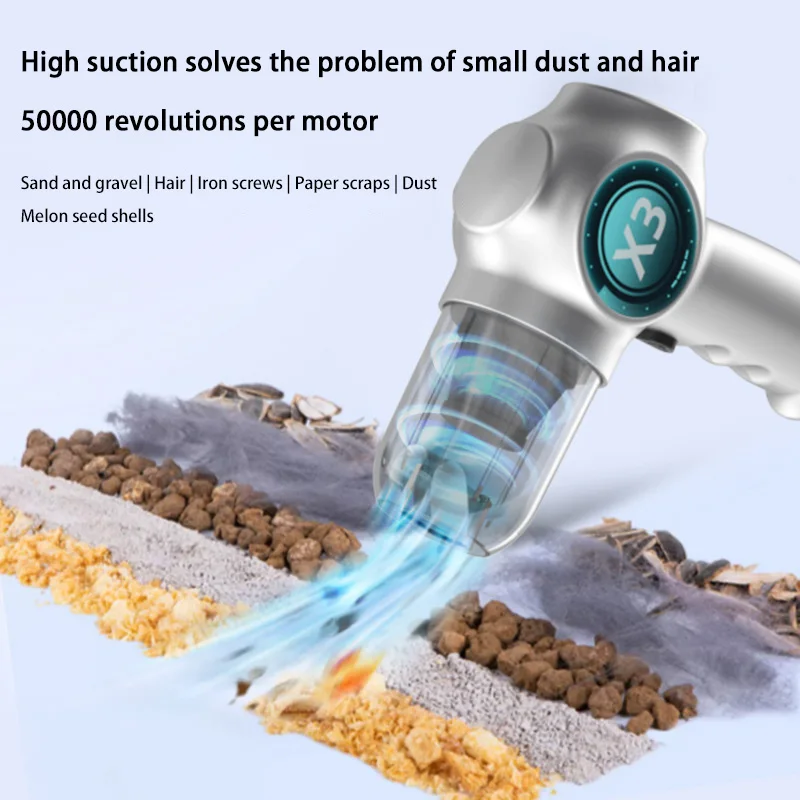 Car Vacuum Cleaner Wholesale Car Dust Blower Wireless Handheld Portable Car Mini Desktop Vacuum Cleaner Super Strong