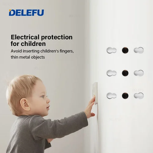 Imagen 2 del producto DELEFU gris Italia aluminio cepillado USB TypeC enchufe de pared de carga rápida Schuko Tuya Wifi interruptor inteligente Sat TV Tel timbre cortina