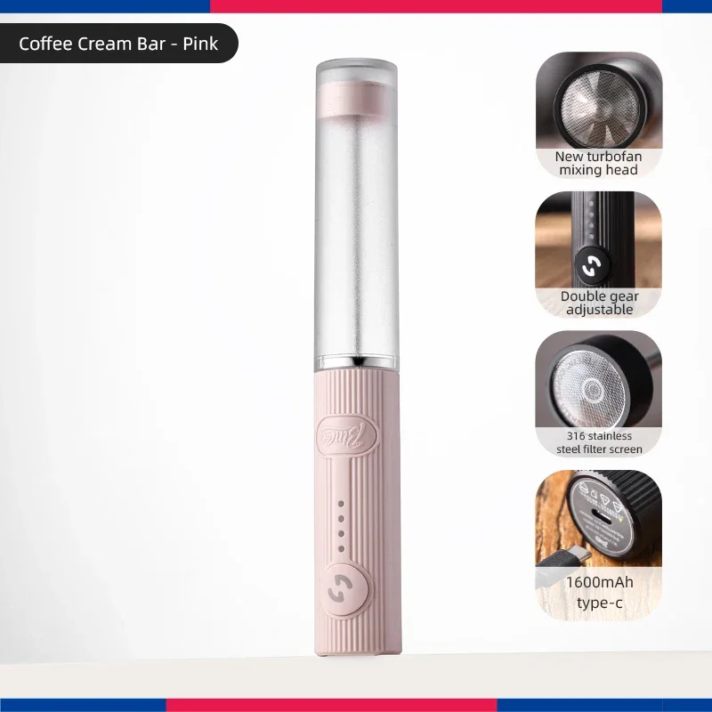 Bincoo Milk Foamer Coffee Whisk Mixer Electric Blender Egg Beater Mini Frother Handle Stirrer Cappuccino Maker Cooking Tools image 3