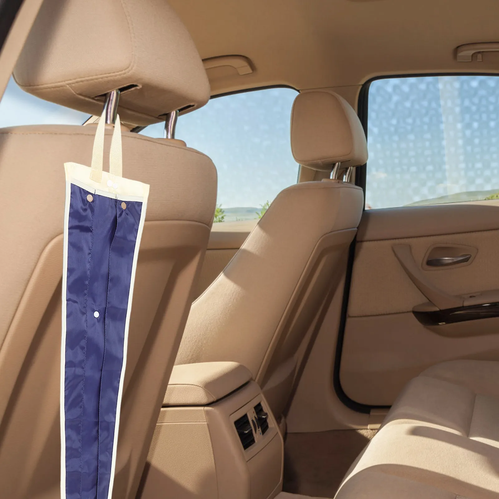 

Elegant Car Backseat Umbrella Storage Pouch Waterproof Car Organizer For Umbrellas And Accessories