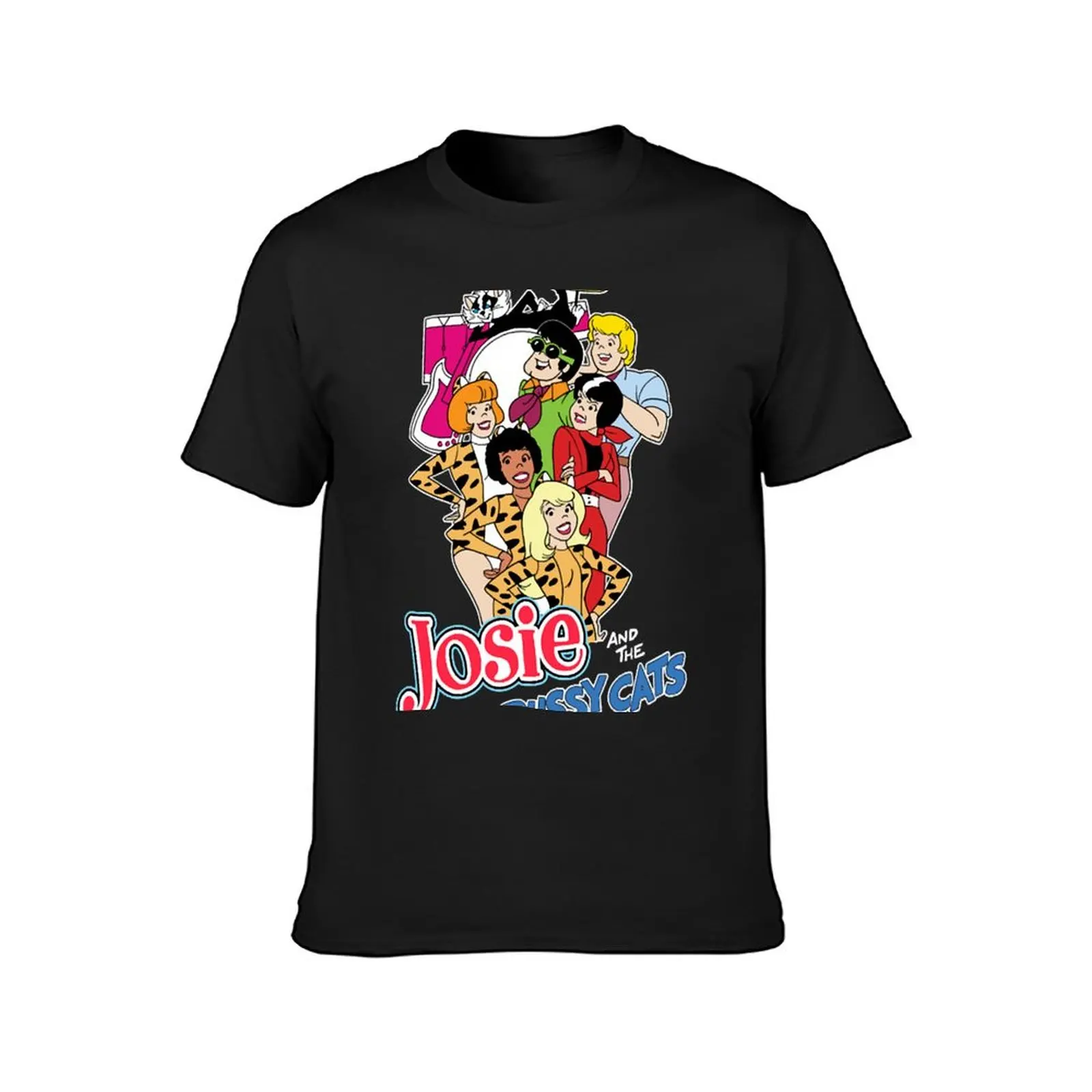 Josie & The Pussycats camiseta para niños y hombres, Camisetas estampadas vintage, blancas, divertidas