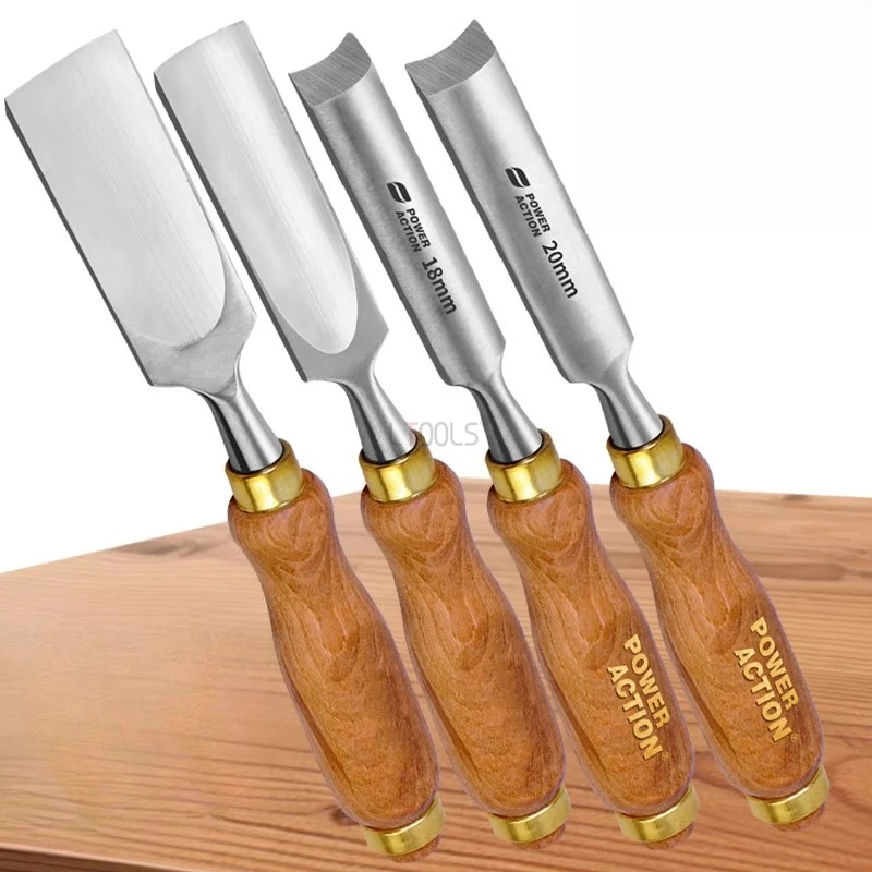 

Набор полукруглых долот для деревообработки, разные спецификации, долота по дереву Cr-V, профессиональные утолщенные прочные инструменты для резьбы по дереву