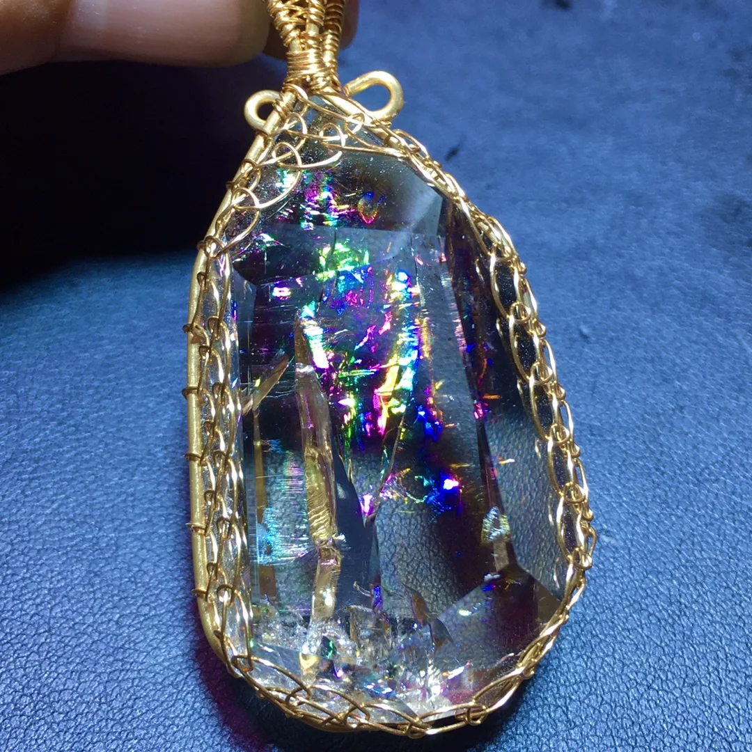 Natural Yellow Citrine Quartz Women Men Pendant 45.5/26.5/20mm Wealthy Rare Bead Necklace Jewelry AAAAA