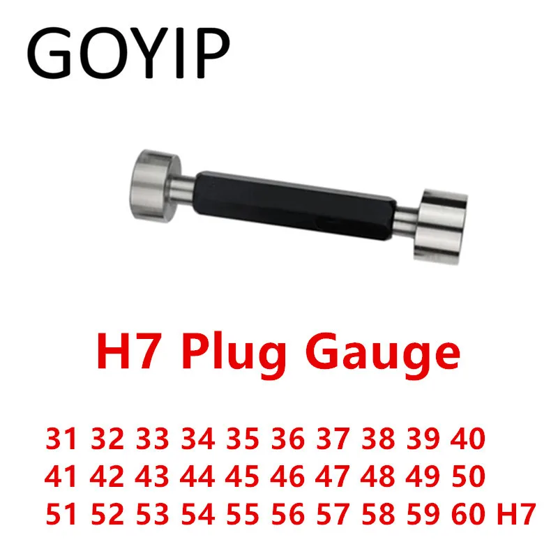 

31 32 34 35 37 38 39 40 41 42 45 46 47 49 50 51 52 54 56 58 59 60 H7 Smooth Plug Gauge GO NO-GO Gage Support Customization