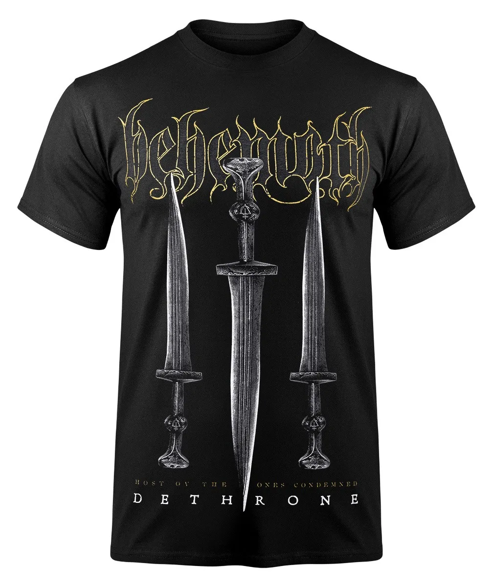 

BEHEMOTH OFF TO WAR! T-Shirt Men's and Women's Short Sleeve Cotton Tees Retro Hip Hop Y2k T-shirt Summer Tops Men's Clothing