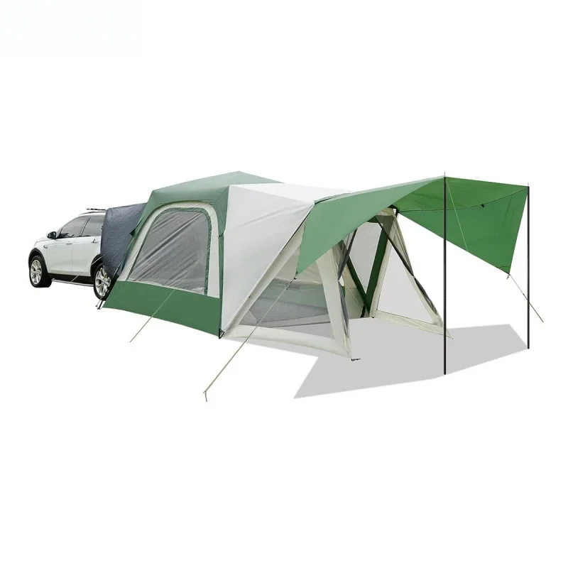 Rectangle Car Waterproof Windproof Large Camping Tent With Storage Bag, High Quality