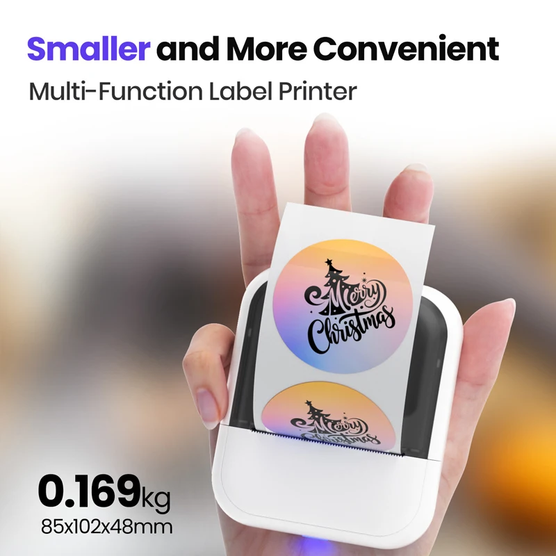 

Mini Wireless Handheld Printer Label Printer Thermal Inkless Printing Machine With Phone&PC For DIY/Tattoo LOGO/Pattern/Print