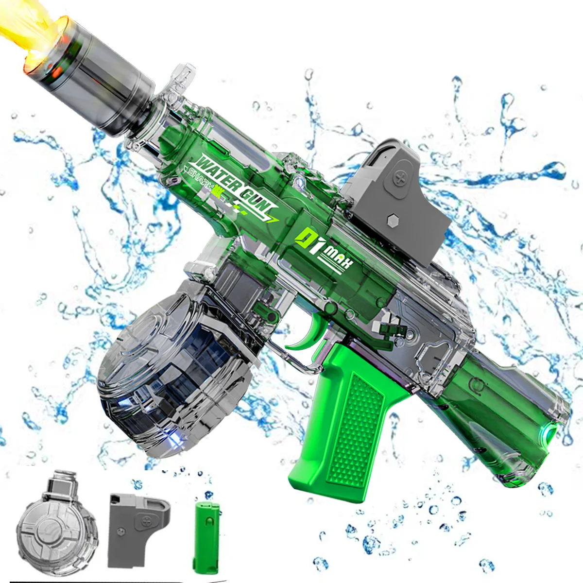 

2025 Новый водяной пистолет AK M416, электрическая игрушка высокого давления, полностью автоматическая винтовка MP5 для взрослых мальчиков и девочек, летние игры, пляжная игрушка для бассейна