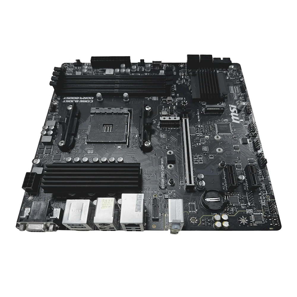 5500 CPU용 마더보드 MSI B550M PRO-VDH 와이파이 소켓 AM4 AMD B550 DDR4 128GB PCI-E 4.0 M.2 SATA III HDMI 마이크로 ATX