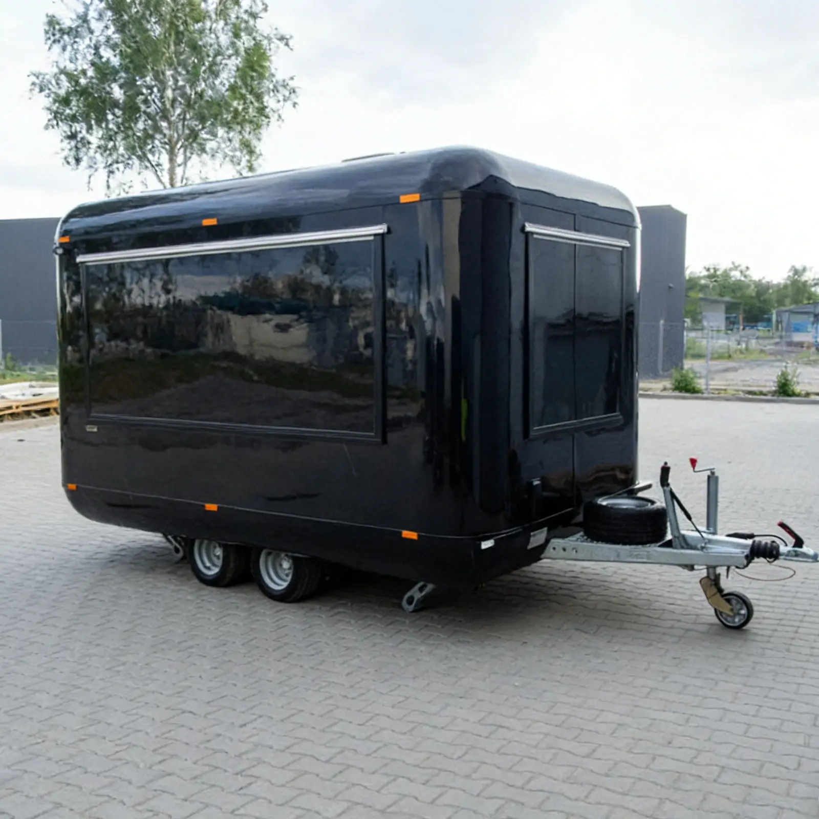Approved Food Truck Trailer Fully Equipped Mobile Kitchen CE DOT NSF Certified Coffee Pizza Ice Cream Cart for USA Australia