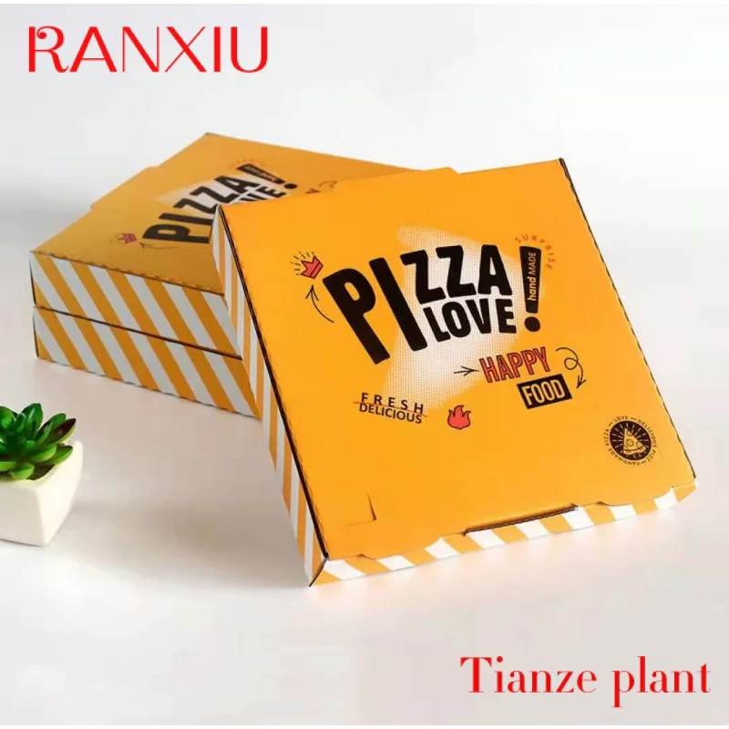 Custom Various Sizes Custom Cheap Pizza Box With Logo Corrugated Custom Pizza Box Box For Pizza