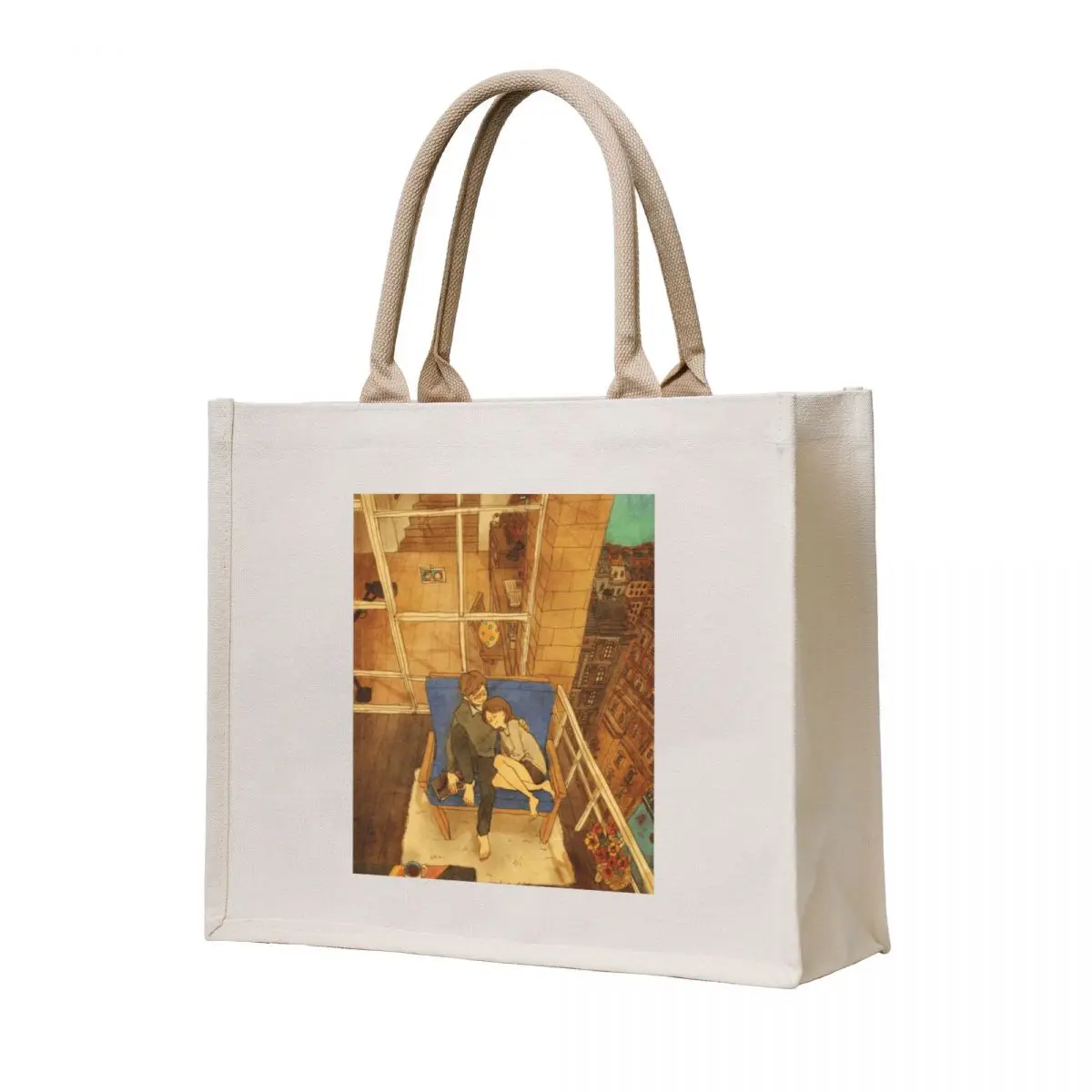 

Puuung Illustration No.13 Tote Bag canvas tote bags Women's shopping bag shopper bags for women