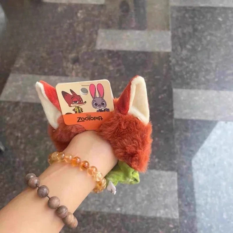 

Same Style Zootopia Judy Nick Plush Hairband Headrope Girl Winter Leather Band Large Intestine Hair Accessories