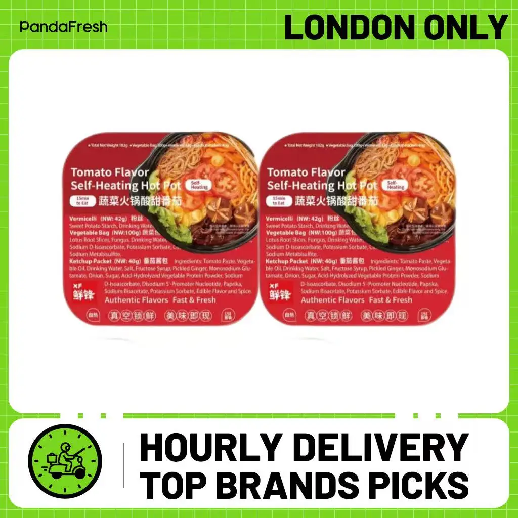 Xianfeng خضار ذاتية التسخين طماطم حلوة وحامضة 182 جرام * 2