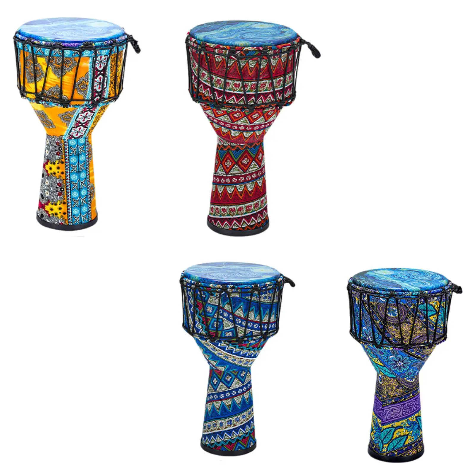 Djembe Drum 8in Montessori Educational African Hand Drum Percussion Musical Instrument Practice Drum for Holiday Gifts Adults