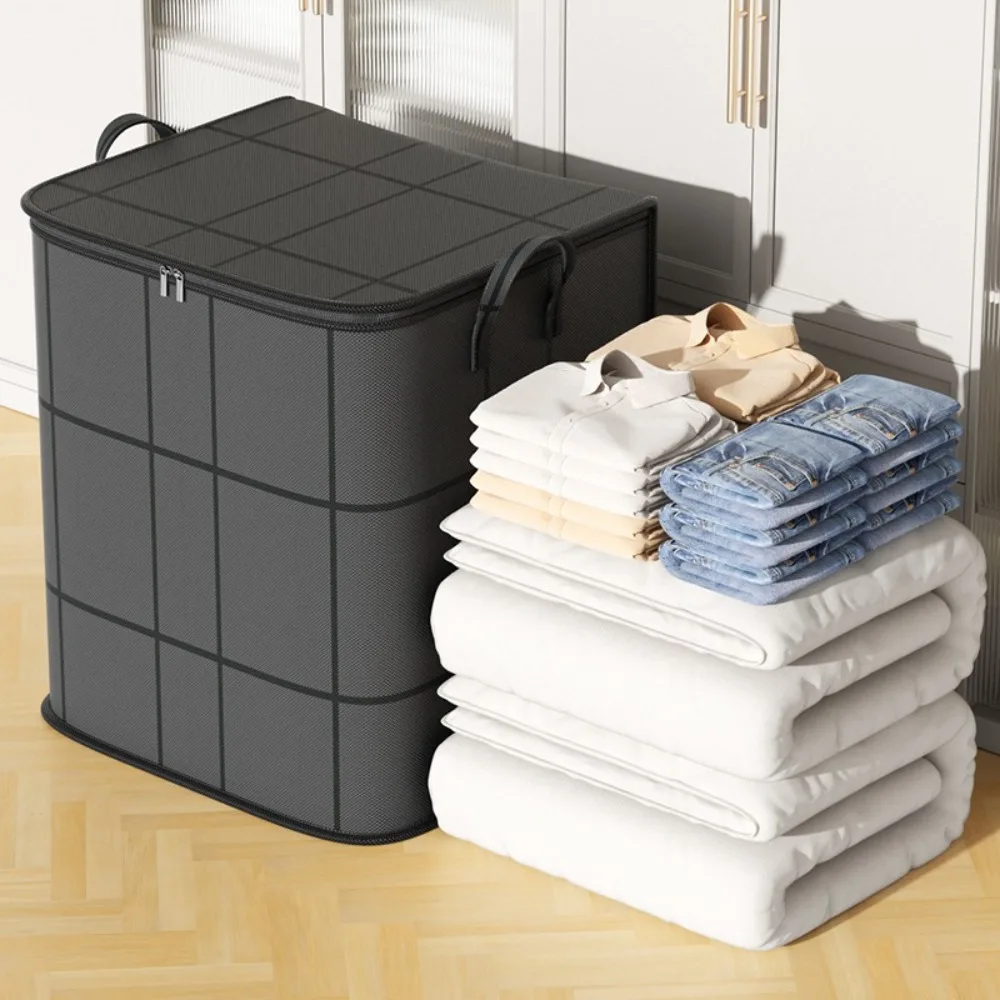 Foldable Clothes Storage Bins with Durable Handle Large Capacity Wardrobe Sorting Storage Bucket Waterproof Multifunction