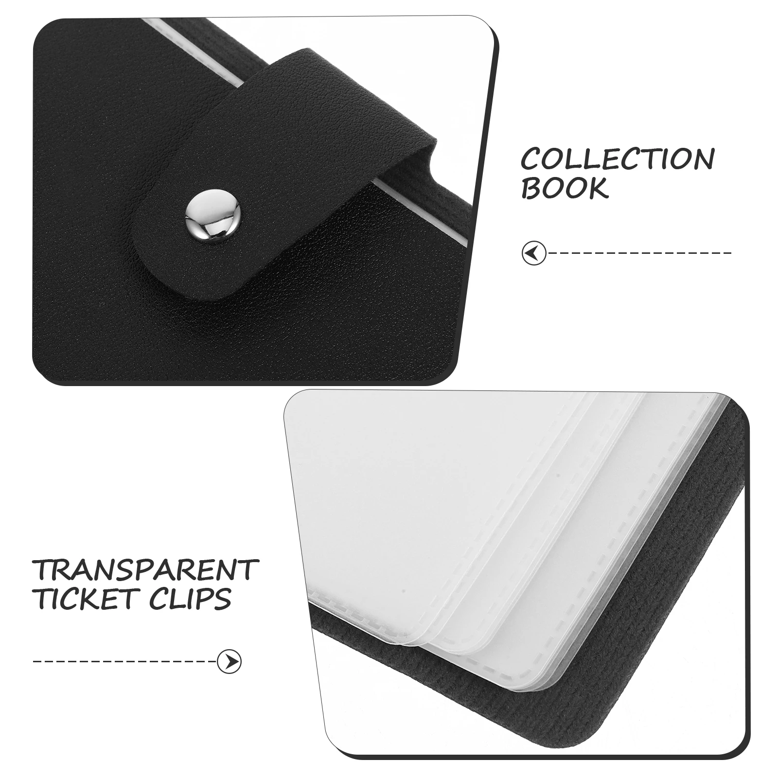 

Invoice Album Business Bill Organizer PU PVC Waterproof Document Receipt Storage Multiuse Portable Office Supply Travel