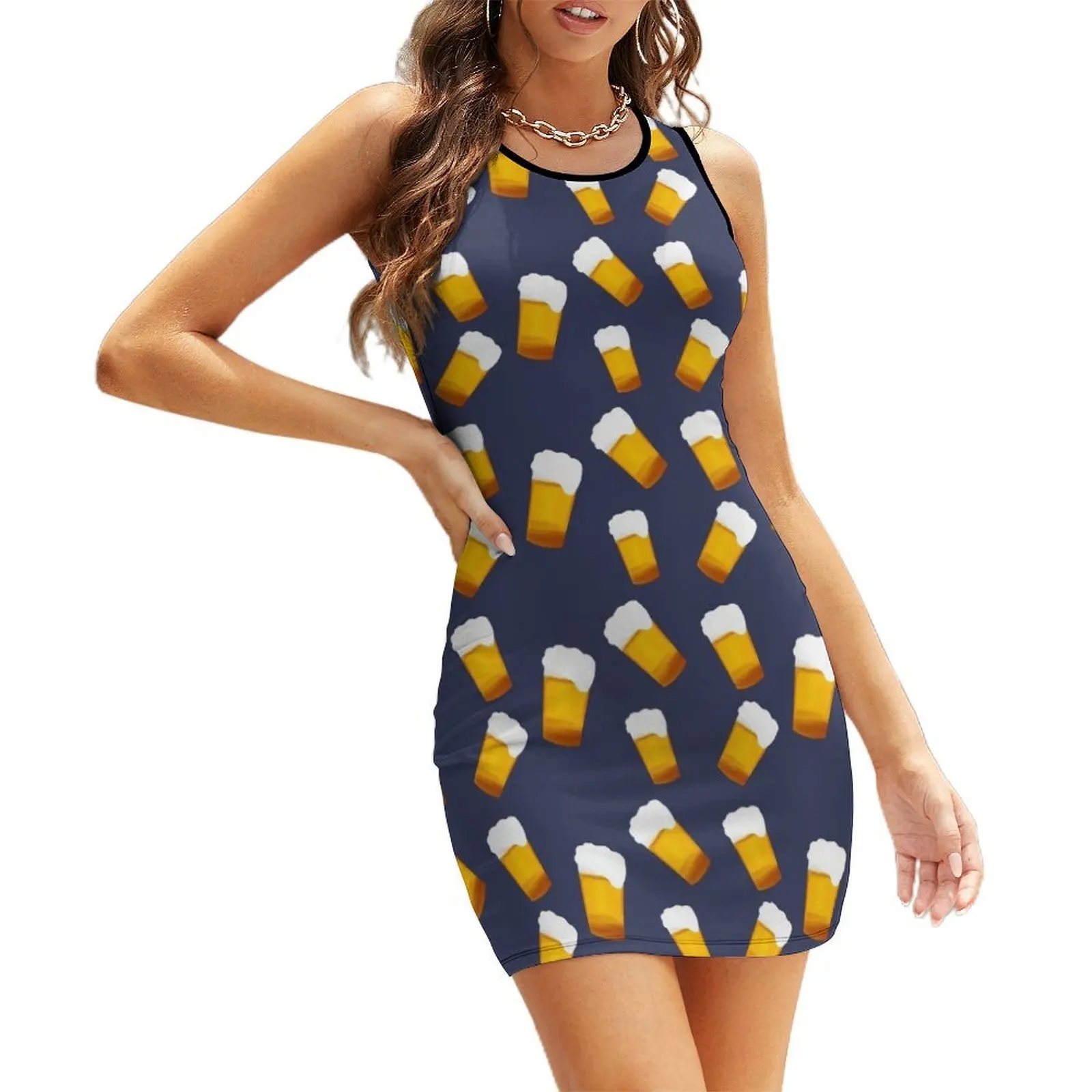 

Cold Cold Beer Sleeveless Sundress Party dresses Female dress dresses for prom