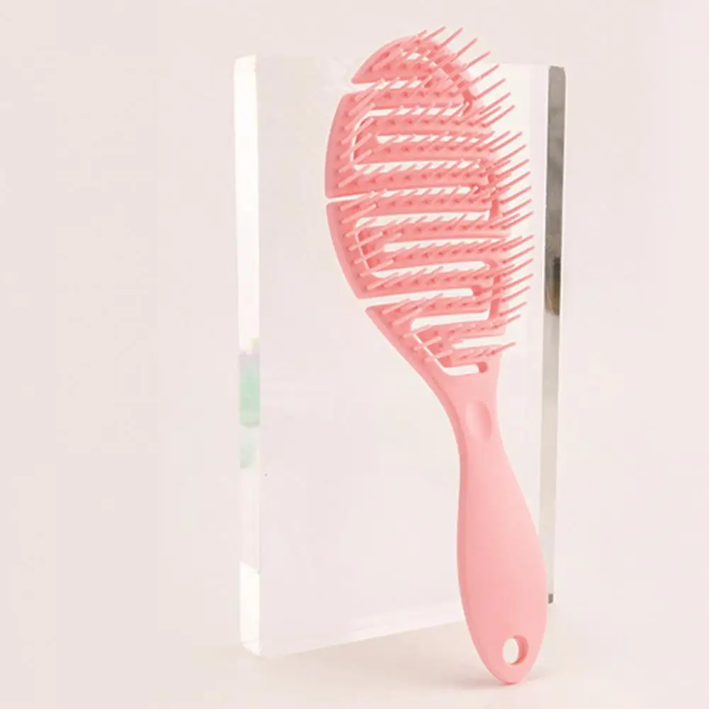 Lightweight Wet and Dry Hair Detangling Grooming Comb Hairdressing Tool Paddle Hairbrush Comfortable for Women