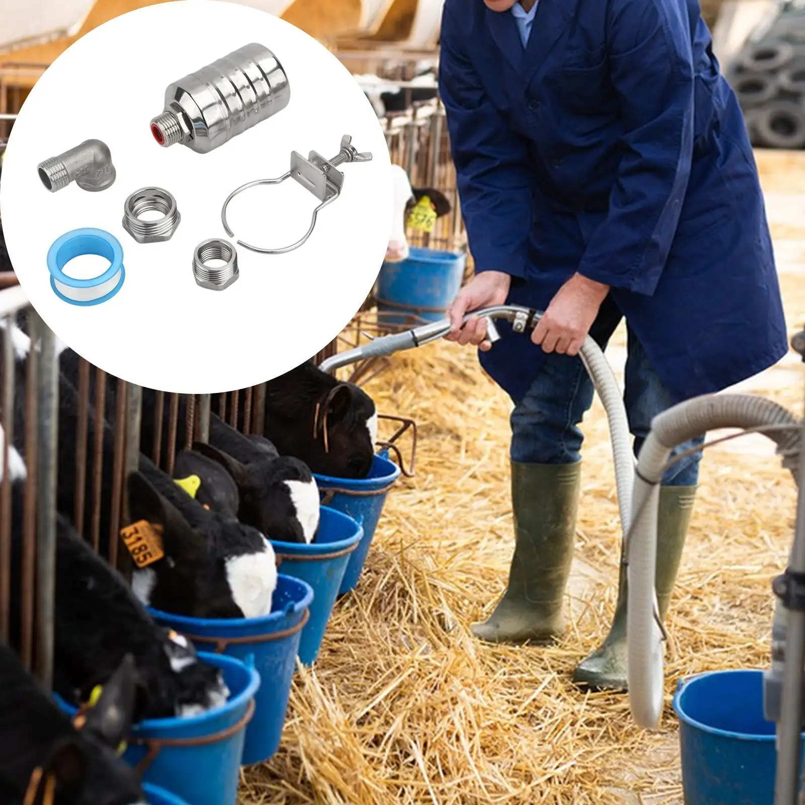 تركيبات صمامات تعويم أوتوماتيكية، إيقاف تلقائي لملء حوض السباحة