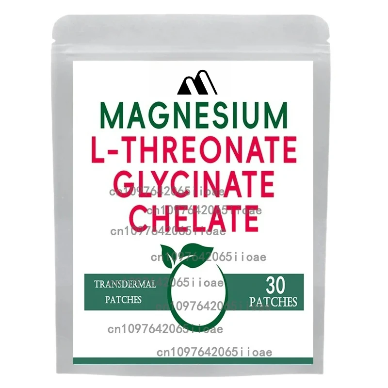 

30 Patches 3in1 Magnesium L-Threonate Transdermal Patches Extra Strength, Bone and Muscle Health