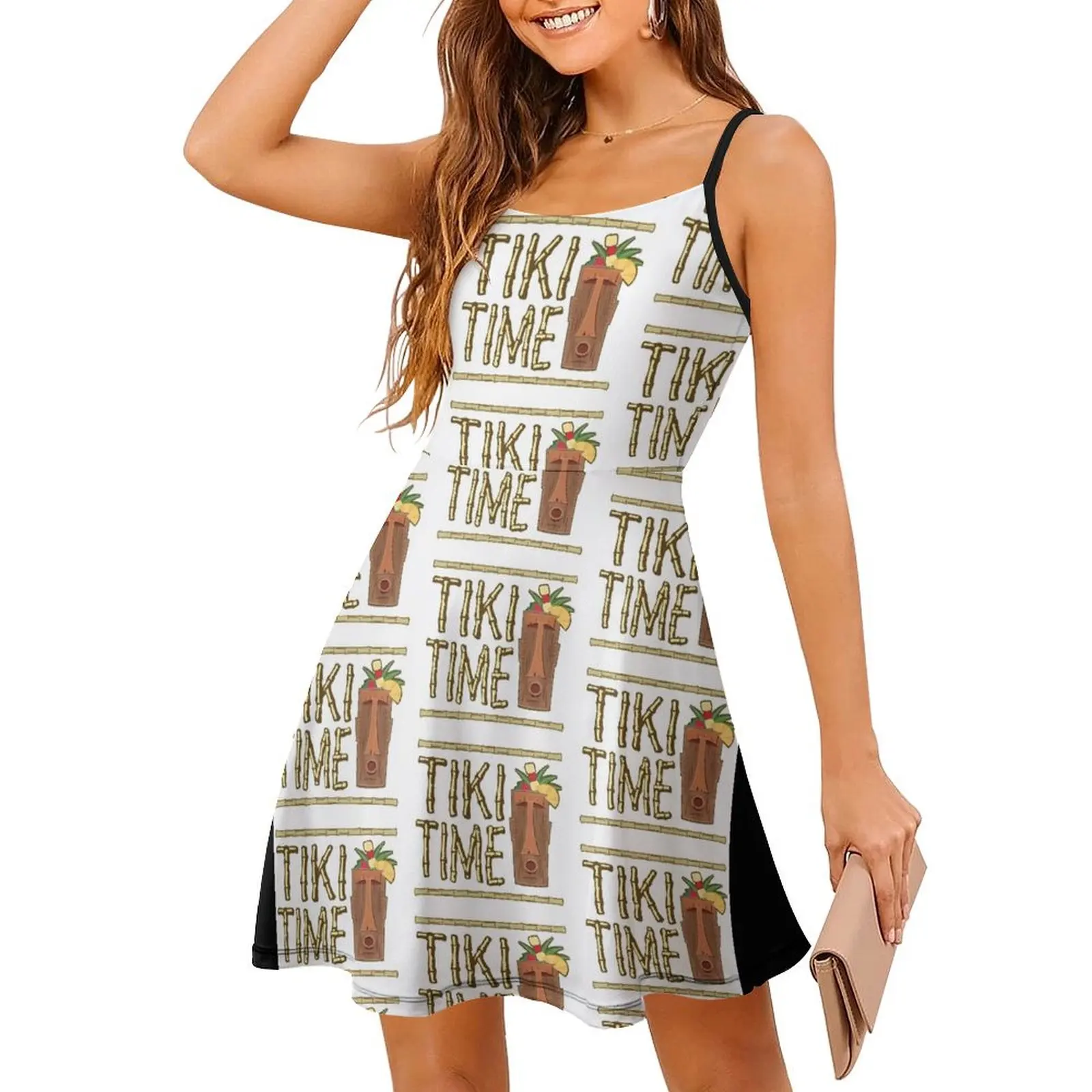 

Retro Tiki Bar Design Sling Dress dresses for prom Dance dresses Woman's evening dress