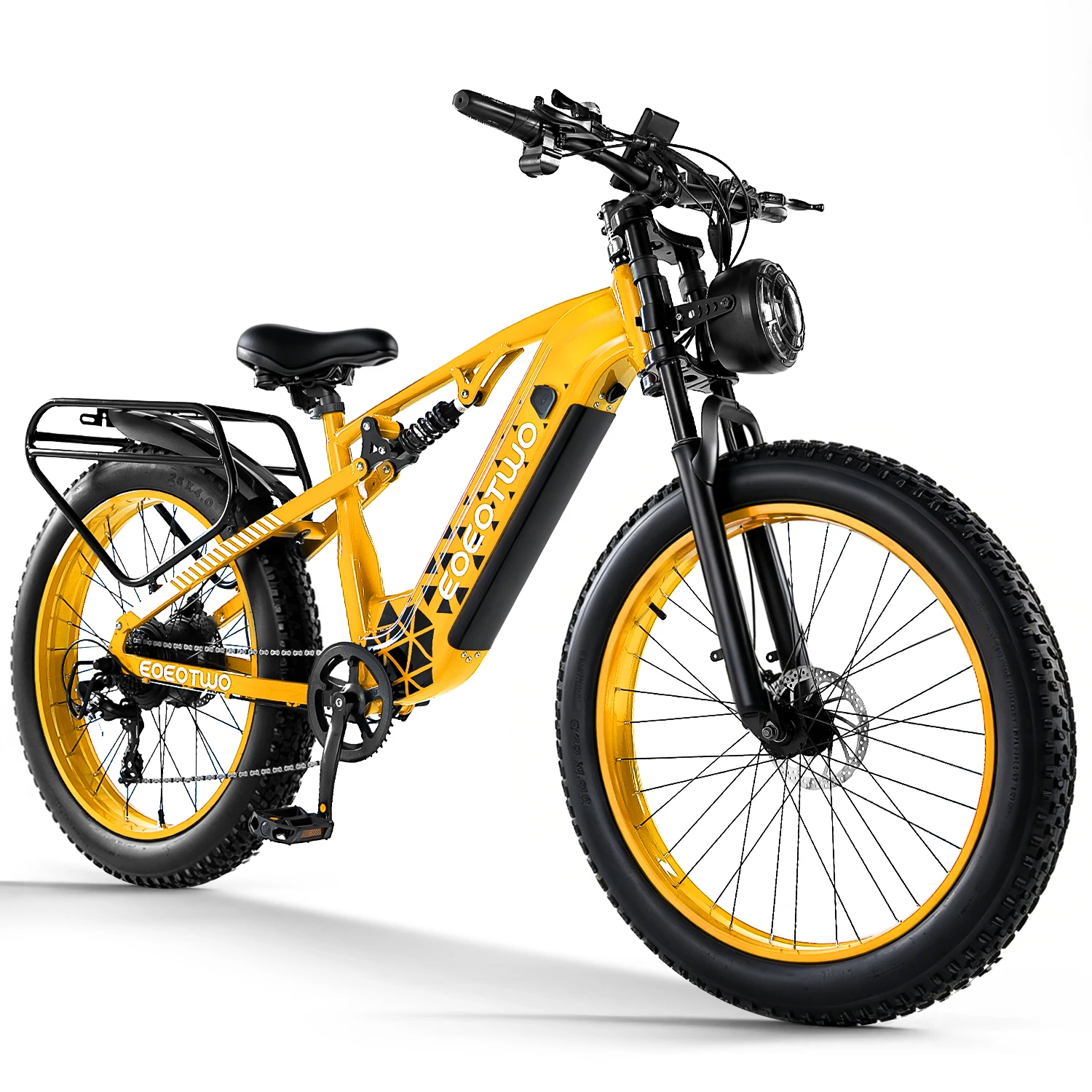 Electric Bike, 1500W Peak Ebikes for Adults, 26'' Fat Tire Best Ebike for Men Women, 60 Miles with 840Wh Battery, 34 MPH Max Speed Bicycles, 330LB Capacity image 4
