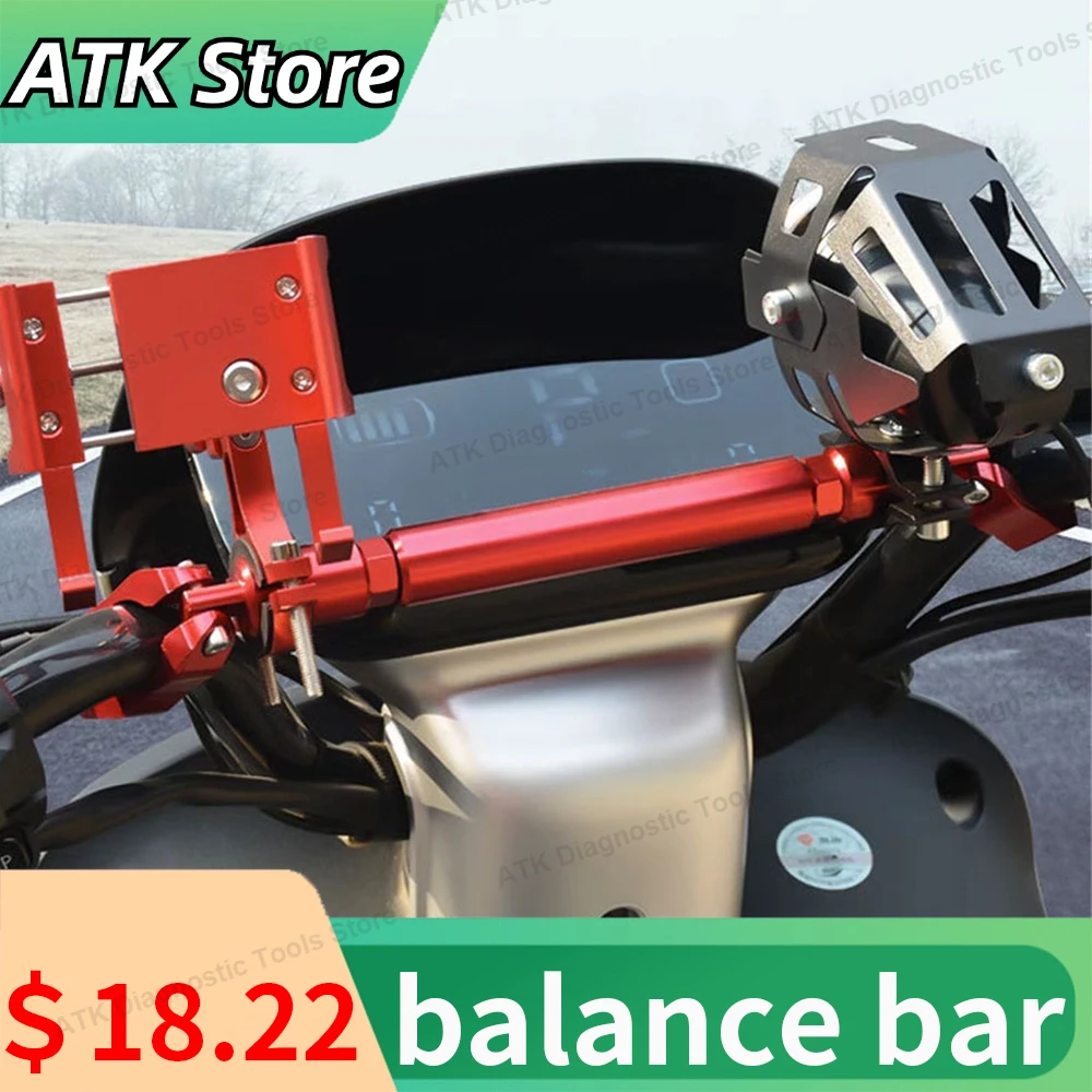 22mm Motorcycle Balance Bar Handle Bracket Cnc Reinforced Level Crossbar Handlebar Modification Accessories MTC008-1