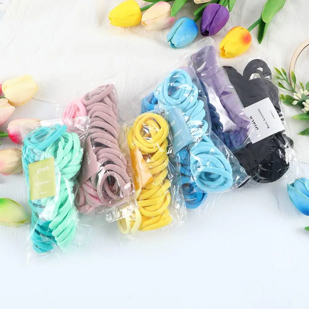 

Hair Ring Headwear Candy Color Hair Bands Elastic Rubber Band Hair Accessories Korean Style Hair Rope Women Ponytail Holder