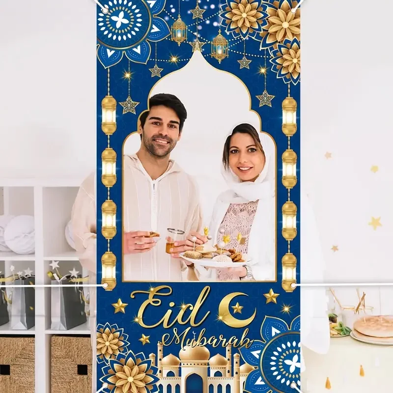 لافتة خلفية لخلفية عيد مبارك الإسلامية لخلفية رمضان كريم