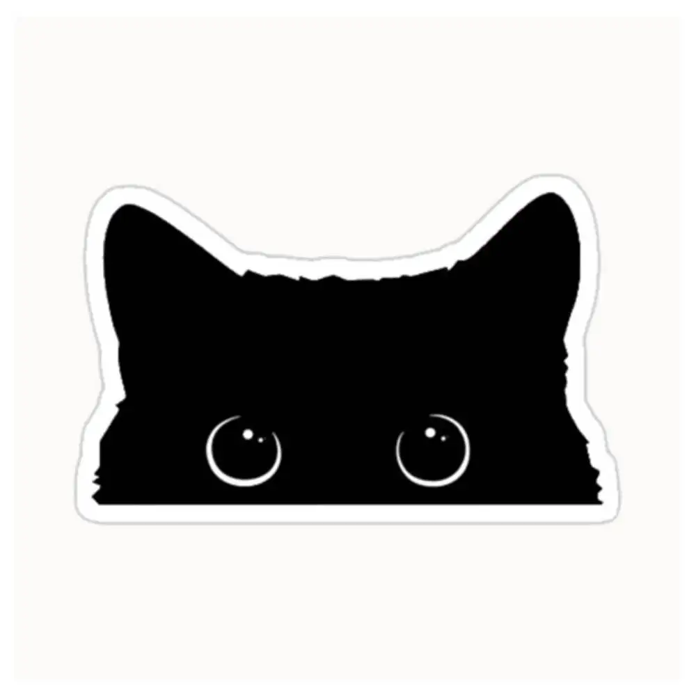 Black Cat Waterproof Stickers For Decorating Car Windows Motorcycles And Computers.