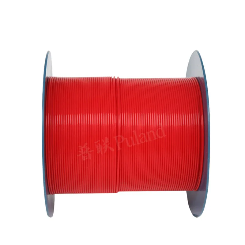 1M ID 0.3mm-3.38mm 150V AWG L Type Red PTFE Tube PTFE Capillary Wall Thickness 0.15/0.2/0.3mm