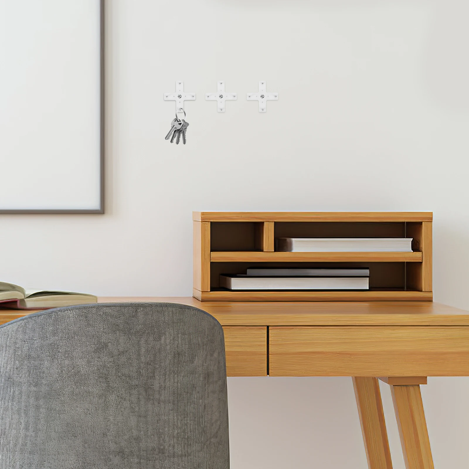 

10Pcs Non-Trace Wall Hangers Traceless Hooks for Photo Frames Hardwall Concrete Hanging Kit Durable Invisible Nails