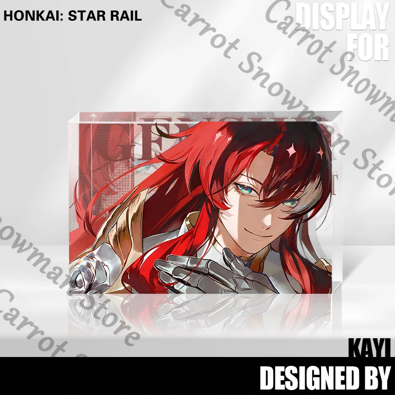 Anime Honkai: Star Rail Mydei Boothill Avventurina Mattoni acrilici Tavola in piedi Alta trasmittanza Cospaly Cartoon Decorare