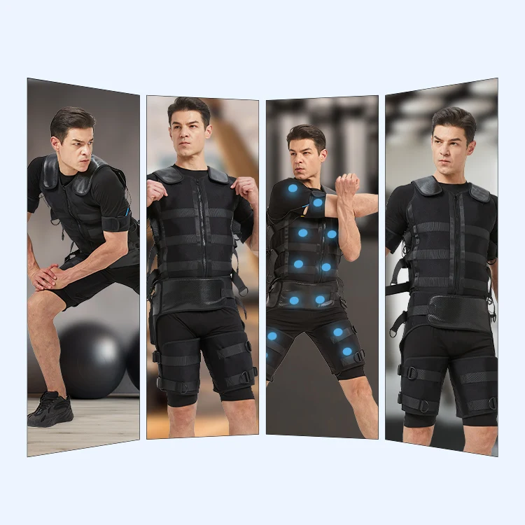 Gugeer Full Body Muscle Stimulation Therapy Ems Exercise Electrical Stimulation Wireless Training Ems Suit