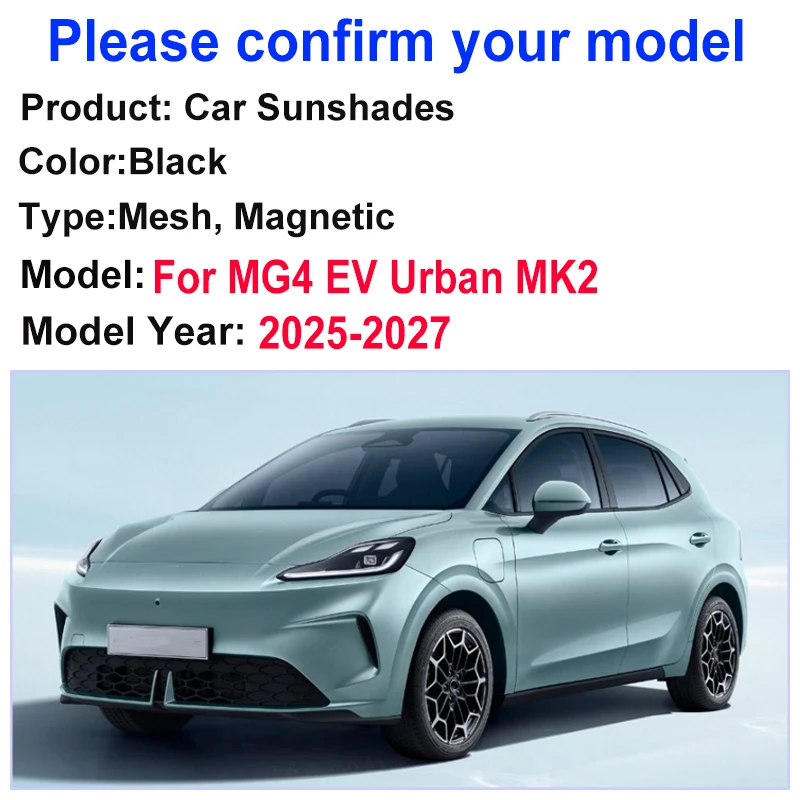 Car Sunshades For MG4 EV Body Kit 2025-2027 MK2 Anti-UV Car Full Window Sunshade Car Windshield Visor Cover Accessorie Auto Part